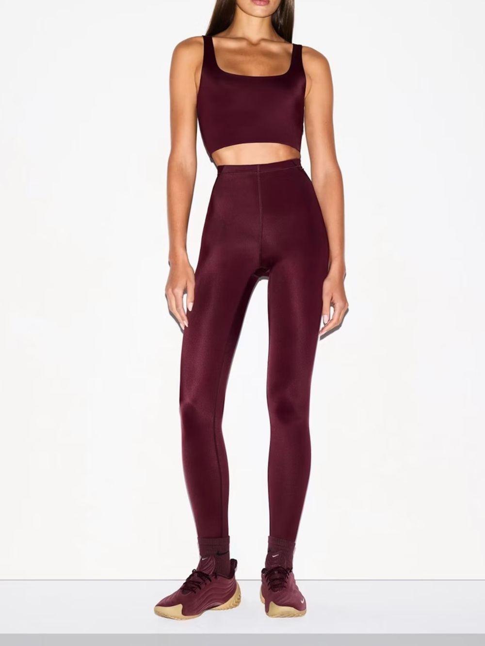 NikeSKIMS Shine Drawcord Legging 26 inch
